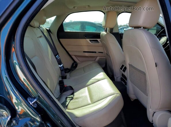 SAJBK4BV3GCY16178 2016 JAGUAR XF Зеленый Вид задних сидений