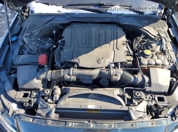 SAJBK4BV3GCY16178 2016 JAGUAR XF Зеленый Вид задней части салона