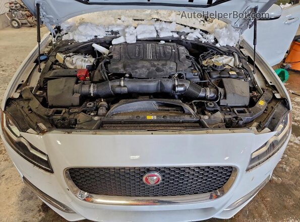 SAJBK4BV8GCY16256 2016 JAGUAR XF White Widok wnętrza z tyłu