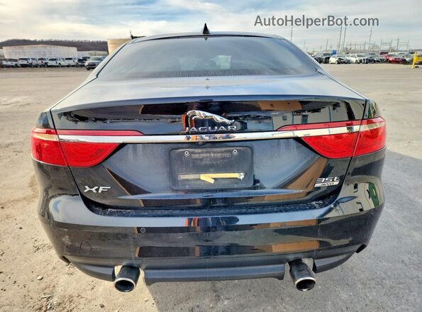 SAJBK4BVXGCY15660 2016 JAGUAR XF Черный Вид сзади