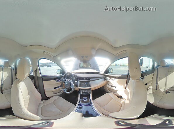 SAJBK4BVXGCY15660 2016 JAGUAR XF Черный Панорамный вид салона 360°