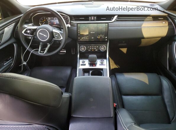 SAJBL4GX2NCY90521 2022 JAGUAR XF Gray Widok deski rozdzielczej