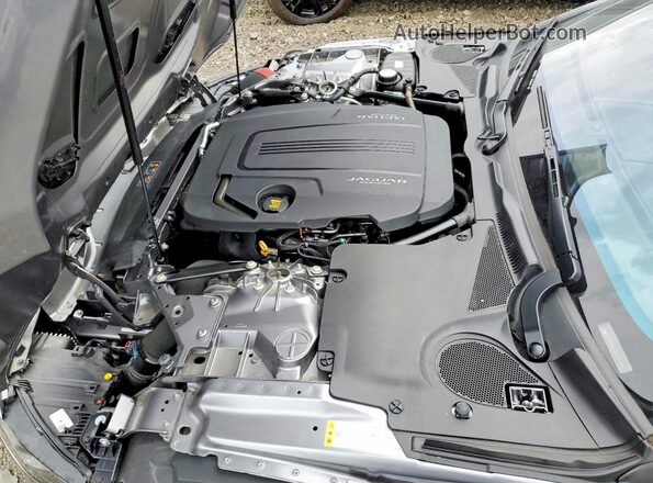 SAJDF5GX0MCK72375 2021 JAGUAR F-TYPE Серый Вид задней части салона