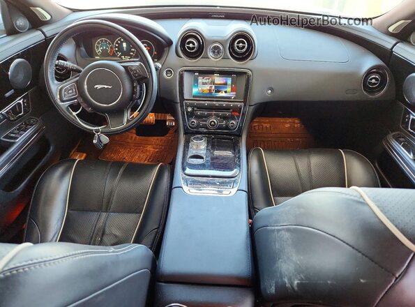 SAJWA1CE4GMW01047 2016 JAGUAR XJ White Widok deski rozdzielczej