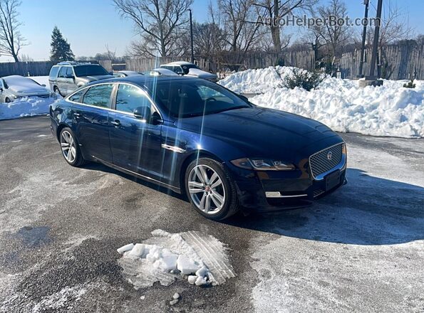 SAJWA2G7XH8W10685 2017 JAGUAR XJL Синий Передняя левая четверть