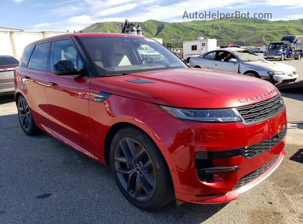 SAL1L9FU6PA104435 2023 LAND ROVER RANGE Красный Передняя правая четверть