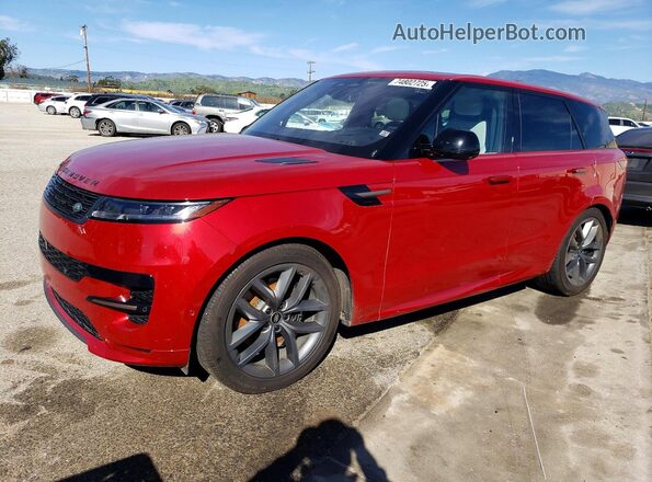 SAL1L9FU6PA104435 2023 LAND ROVER RANGE Красный Передняя левая четверть