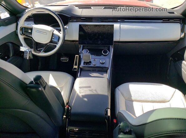 SAL1L9FU6PA104435 2023 LAND ROVER RANGE Красный Вид панели приборов