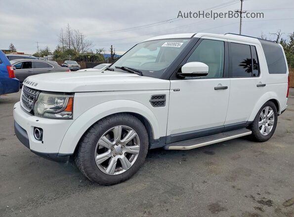 SALAG2V60GA795668 2016 LAND ROVER LR4 Белый Передняя левая четверть