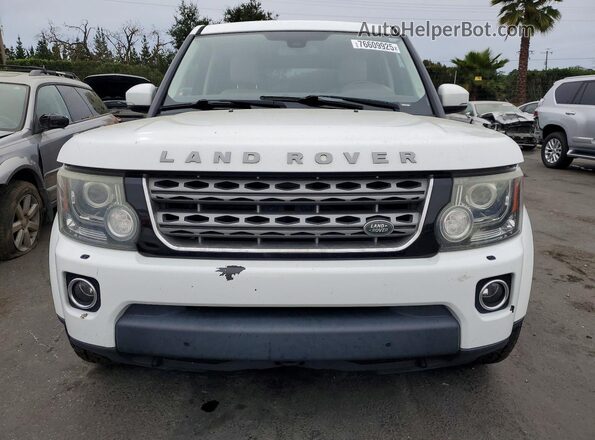 SALAG2V60GA795668 2016 LAND ROVER LR4 Белый Вид спереди