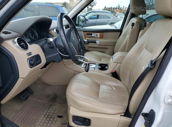 SALAG2V60GA795668 2016 LAND ROVER LR4 Белый Вид салона спереди