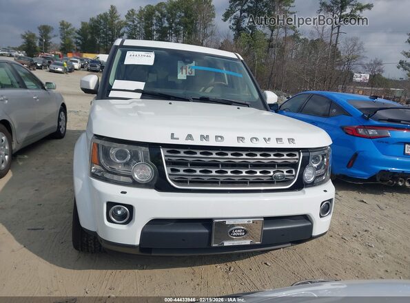 SALAG2V60GA802778 2016 LAND ROVER LR4 Белый Вид спереди