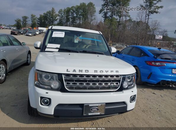SALAG2V60GA802778 2016 LAND ROVER LR4 Белый Вид щитка приборов