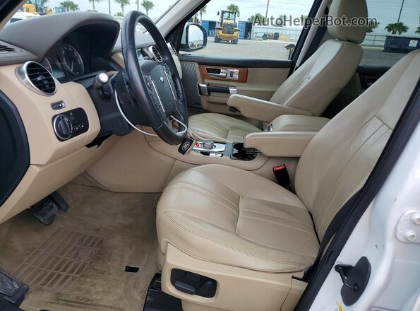 SALAG2V62GA783988 2016 LAND ROVER LR4 Белый Вид салона спереди