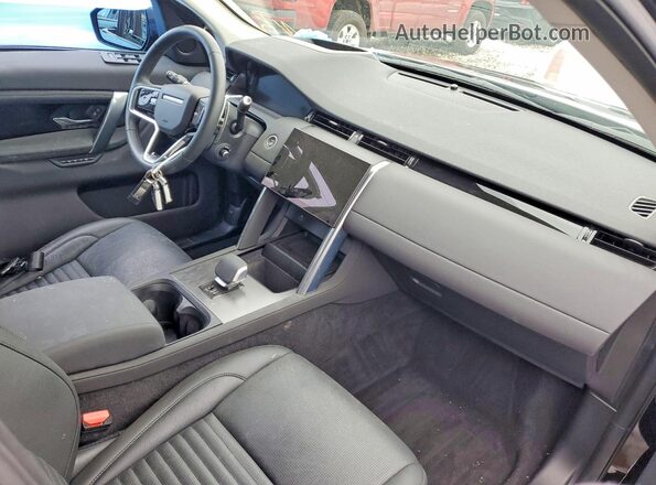 SALCJ2FX1SH354553 2025 LAND ROVER DISCOVERY Black Widok wnętrza z przodu