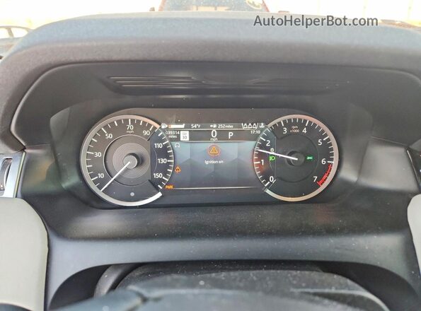 SALCJ2FX4MH903696 2021 LAND ROVER DISCOVERY Gray Vista del cuadro de instrumentos