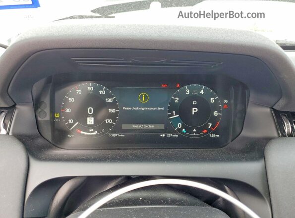 SALCJ2FXXRH349149 2024 LAND ROVER DISCOVERY Белый Вид щитка приборов
