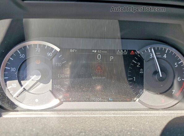 SALCK2FX7LH880331 2020 LAND ROVER DISCOVERY Black ხელსაწყოთა პანელის ხედი