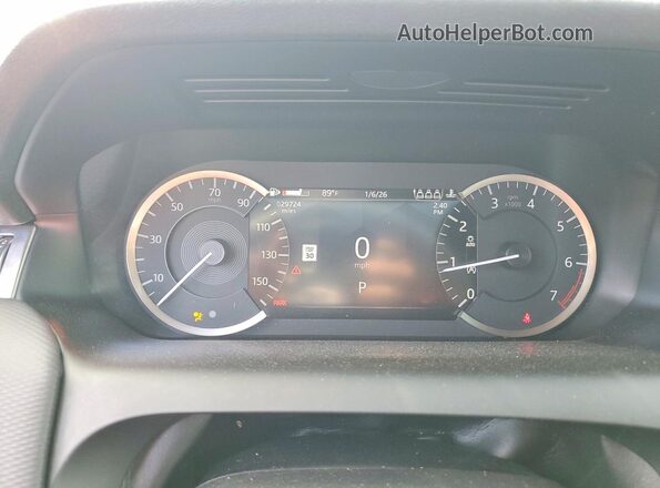 SALCL2FX6PH335241 2023 LAND ROVER DISCOVERY White Vista del cuadro de instrumentos