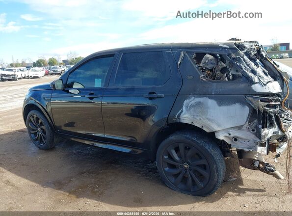 SALCM2GX6LH847698 2020 LAND ROVER DISCOVERY SPORT Black Widok wnętrza z tyłu