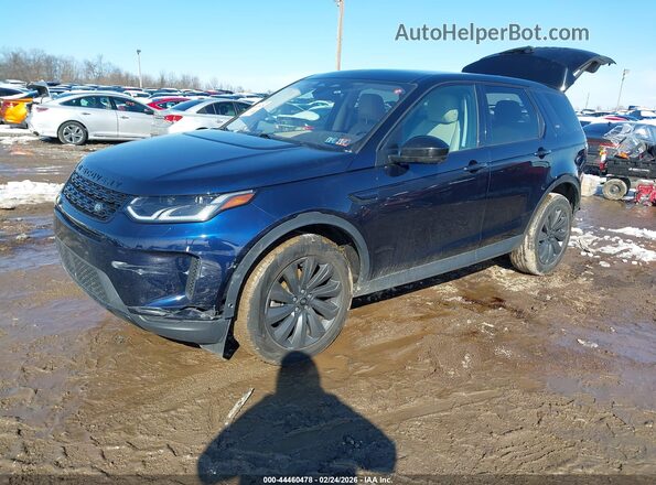 SALCP2FX0MH891254 2021 LAND ROVER DISCOVERY SPORT Синий Передняя левая четверть