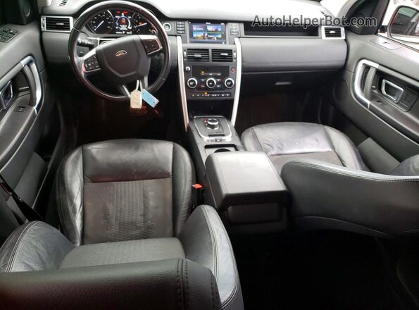SALCP2RX3JH749116 2018 LAND ROVER DISCOVERY White Widok deski rozdzielczej