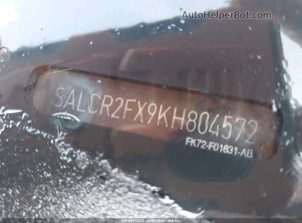 SALCR2FX9KH804572 2019 LAND ROVER DISCOVERY SPORT Белый Вид подкапотного пространства