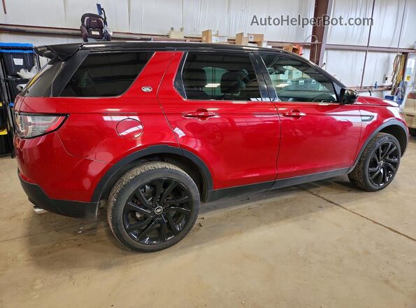 SALCT2BG0GH586522 2016 LAND ROVER DISCOVERY Red Tył prawy