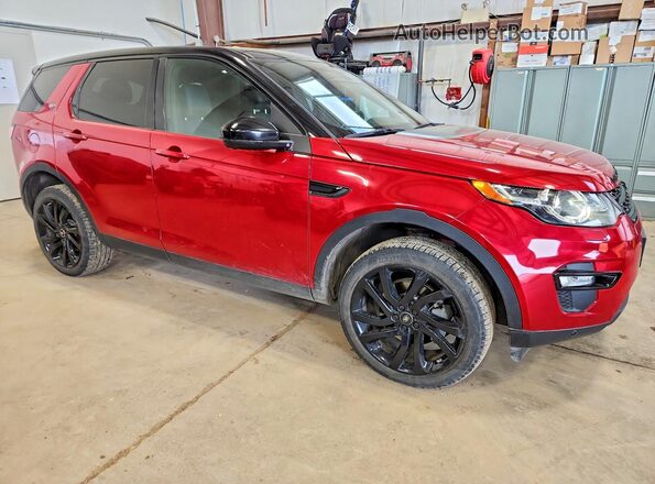 SALCT2BG0GH586522 2016 LAND ROVER DISCOVERY Red Przód prawy
