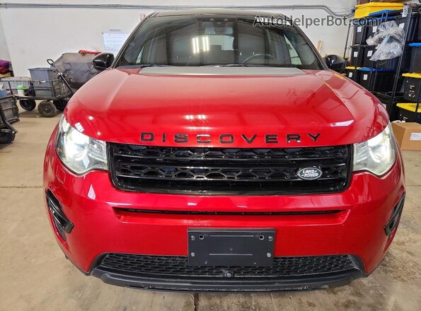 SALCT2BG0GH586522 2016 LAND ROVER DISCOVERY Red Widok z przodu