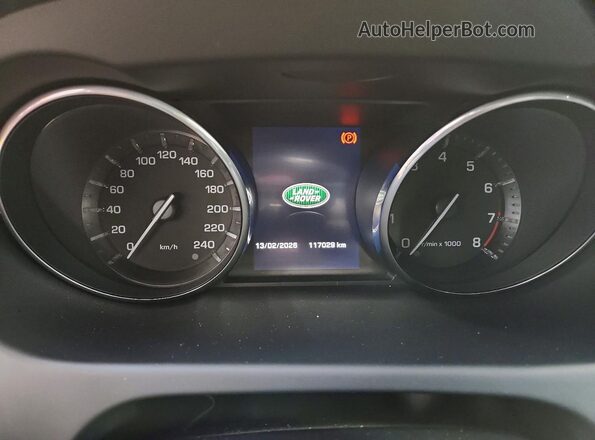 SALCT2BG0GH586522 2016 LAND ROVER DISCOVERY Red Widok zestawu wskaźników