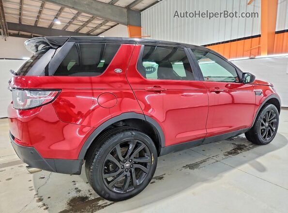 SALCT2BG1GH549818 2016 LAND ROVER DISCOVERY Red Tył prawy