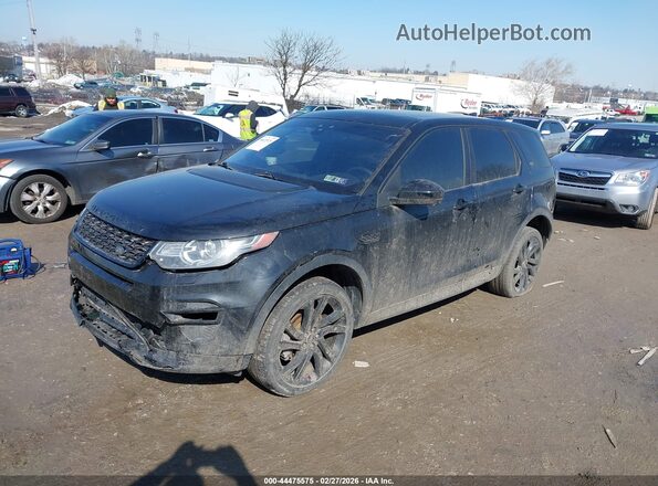 SALCT2BG9HH665026 2017 LAND ROVER DISCOVERY SPORT Черный Передняя левая четверть