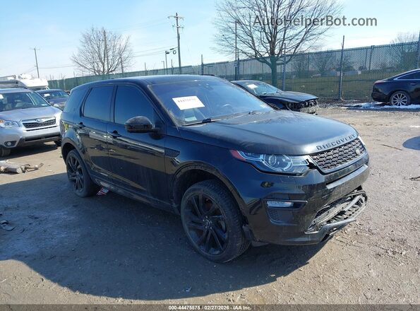 SALCT2BG9HH665026 2017 LAND ROVER DISCOVERY SPORT Черный Передняя правая четверть