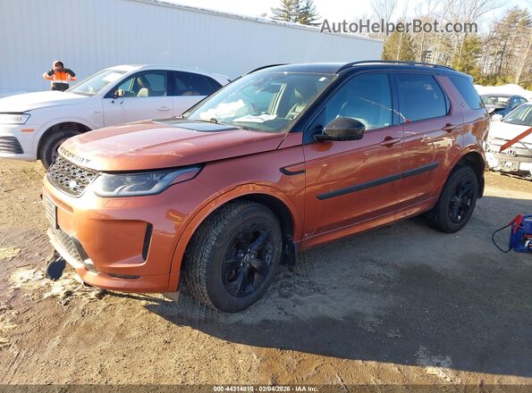 SALCT2FX6LH844837 2020 LAND ROVER DISCOVERY SPORT Оранжевый Передняя левая четверть