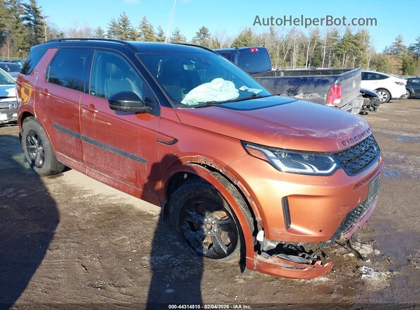 SALCT2FX6LH844837 2020 LAND ROVER DISCOVERY SPORT Оранжевый Передняя правая четверть
