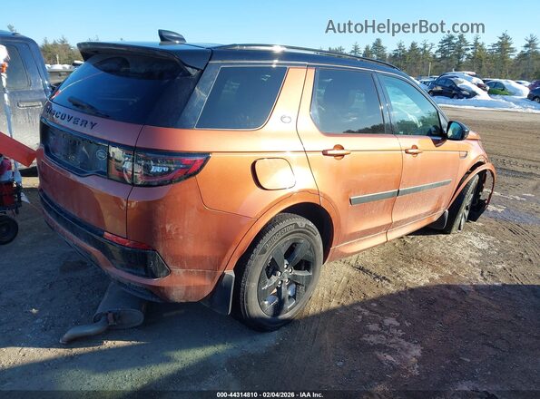 SALCT2FX6LH844837 2020 LAND ROVER DISCOVERY SPORT Оранжевый Задняя правая четверть