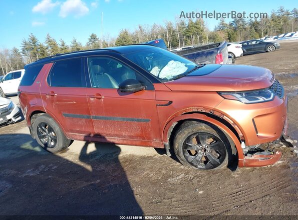 SALCT2FX6LH844837 2020 LAND ROVER DISCOVERY SPORT Оранжевый Панорамный вид салона 360°