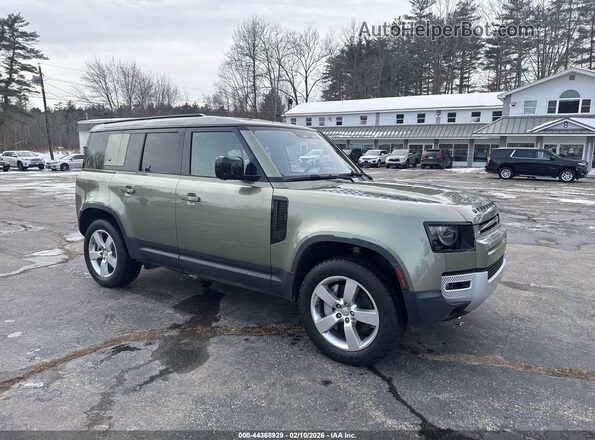 SALE1EEU2L2021249 2020 LAND ROVER DEFENDER Зеленый Передняя правая четверть