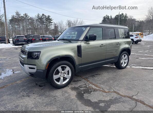 SALE1EEU2L2021249 2020 LAND ROVER DEFENDER Зеленый Передняя левая четверть