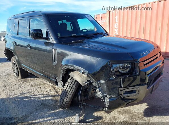 SALE27RU5M2040706 2021 LAND ROVER DEFENDER Черный Передняя правая четверть