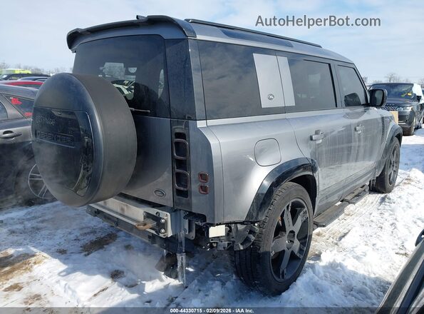 SALE2ERU7M2037696 2021 LAND ROVER DEFENDER Серый Задняя правая четверть