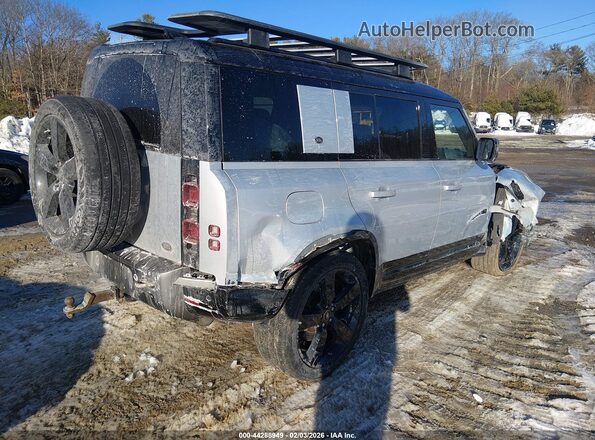 SALE37RU4M2044016 2021 LAND ROVER DEFENDER Серебряный Задняя правая четверть
