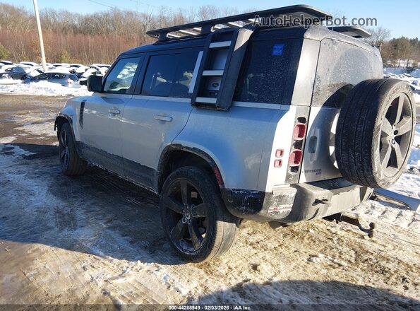 SALE37RU4M2044016 2021 LAND ROVER DEFENDER Серебряный Задняя левая четверть