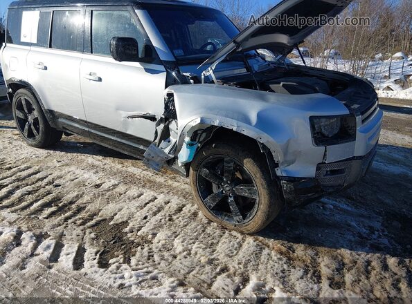 SALE37RU4M2044016 2021 LAND ROVER DEFENDER Серебряный Вид спереди