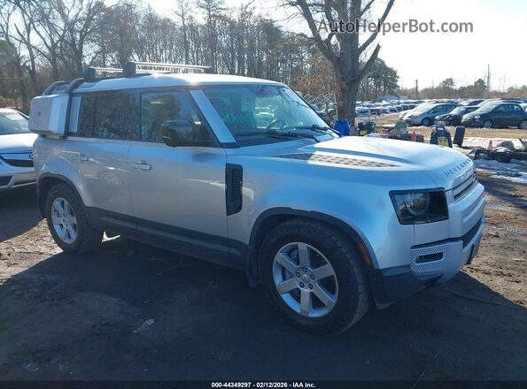 SALE9EEUXL2005924 2020 LAND ROVER DEFENDER Серебряный Вид задней части салона