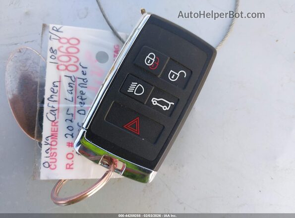 SALEJ7EX8S2476238 2025 LAND ROVER DEFENDER Черный Вид панели приборов