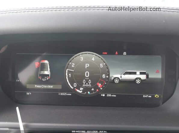 SALEJFFU7S2453063 2025 LAND ROVER DEFENDER Коричневый Вид задних сидений
