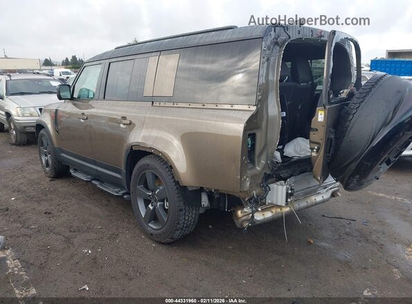 SALEJFFU7S2453063 2025 LAND ROVER DEFENDER Коричневый Задняя левая четверть