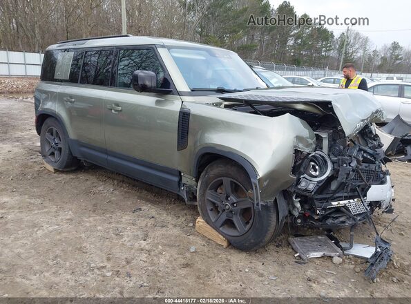 SALEKERX2N2081763 2022 LAND ROVER DEFENDER Зеленый Передняя правая четверть